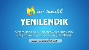 İnci Temizlik web sitesi yenilendi